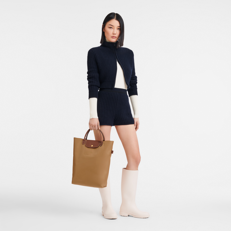 Longchamp Le Pliage Original Bolso shopper M Tela - Ante Tienda de fábrica