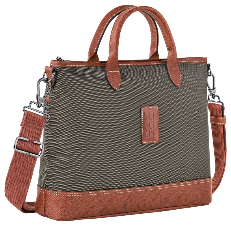 Longchamp Boxford Maletín S Lona reciclada - Marrón En oferta