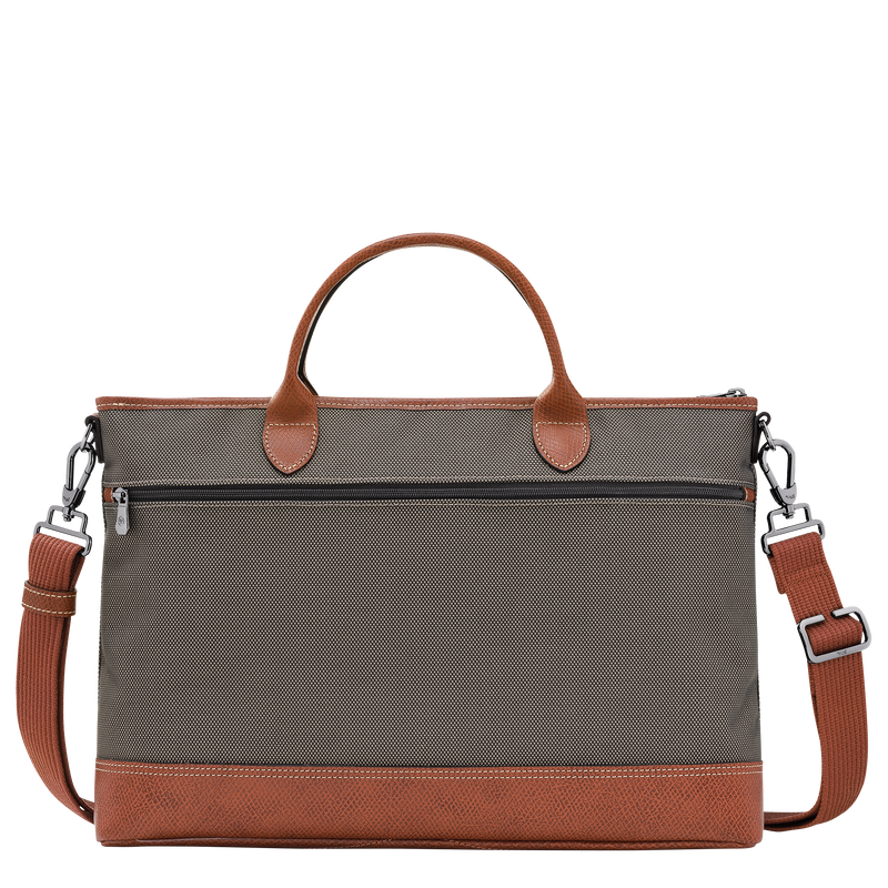 Longchamp Boxford Maletín S Lona reciclada - Marrón En oferta