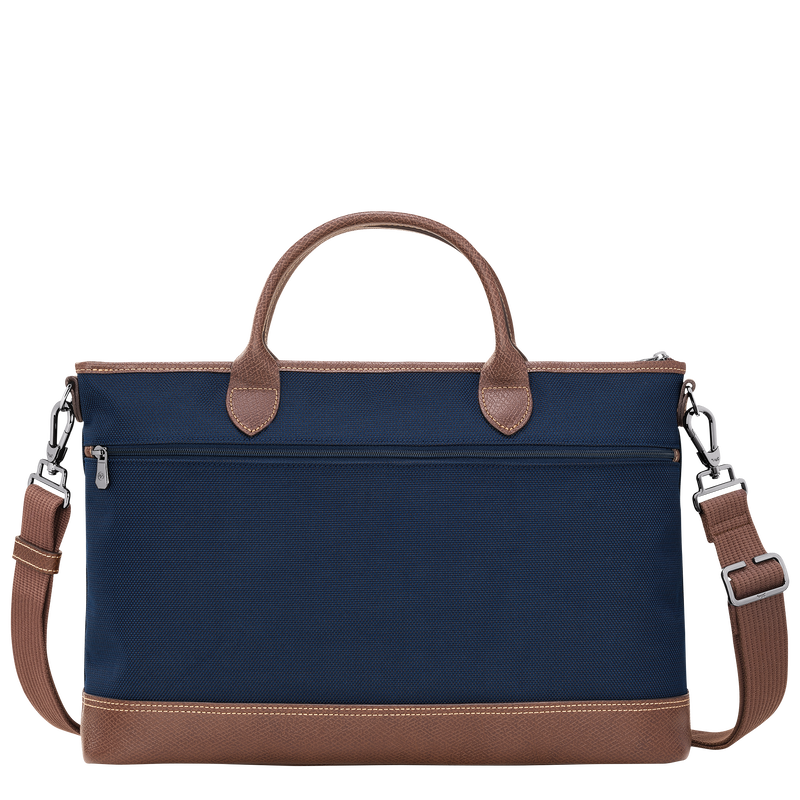 Longchamp Boxford Maletín S Lona reciclada - Azul Libre de impuestos
