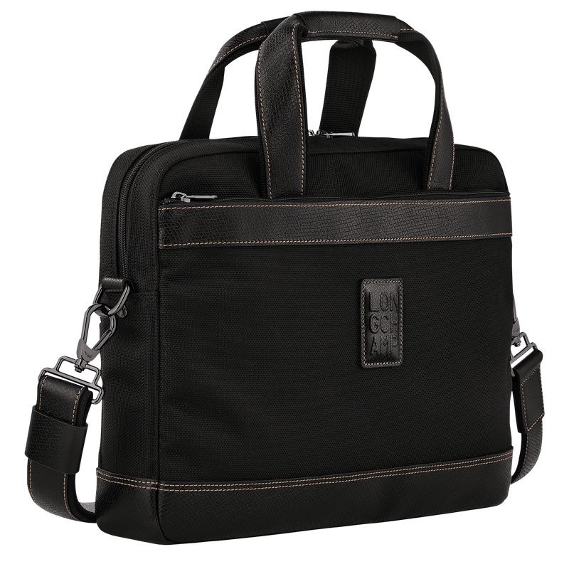 Longchamp Boxford Maletín S Lona reciclada - Negro Ofertas de temporada