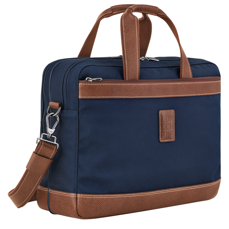 Longchamp Boxford Maletín L Lona reciclada - Azul Devoluciones gratuitas