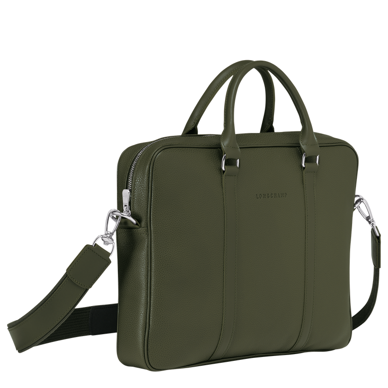 Longchamp Le Foulonné Maletín XS Cuero - Caqui Outlet online