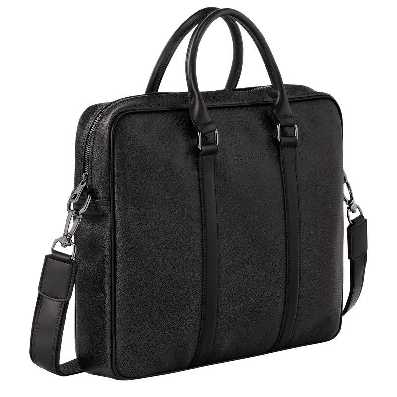 Longchamp Le Foulonné Maletín S Cuero - Negro Ofertas