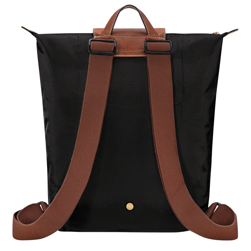 Longchamp Le Pliage Original Mochila M Tela - Negro Los más vendidos