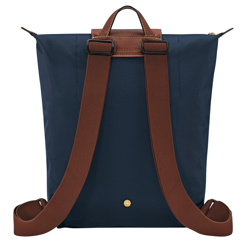 Longchamp Le Pliage Original Mochila M Tela - Azul Marino Ventas relámpago
