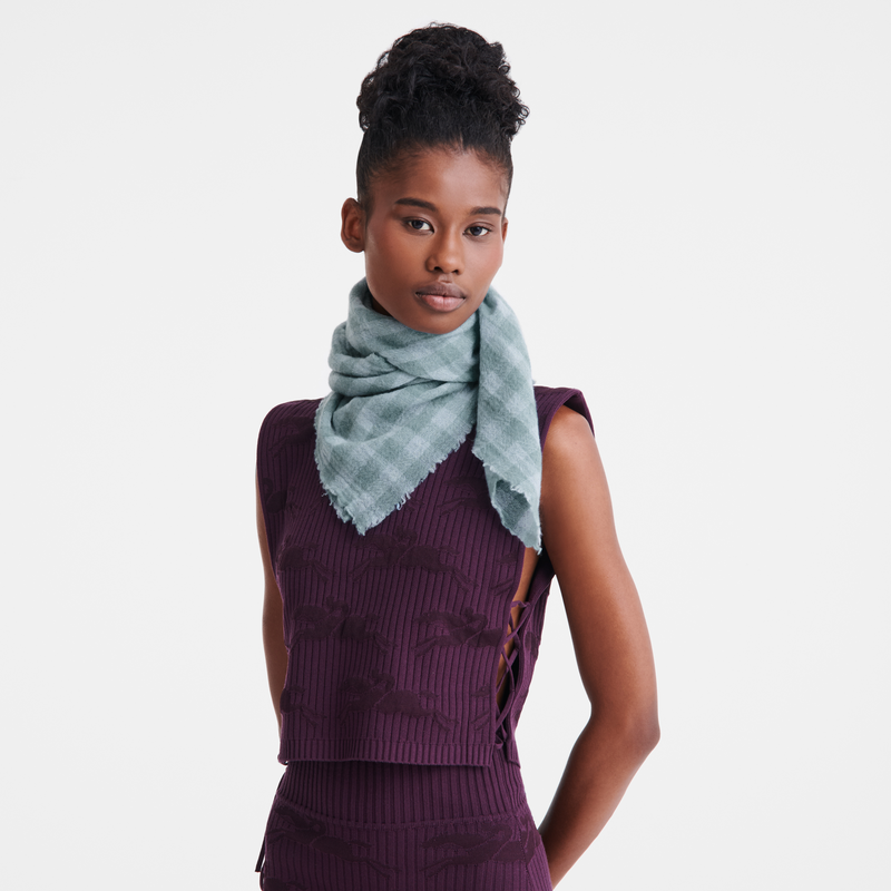 Longchamp Vichy de verano Estolas Cachemir - Verbena En línea