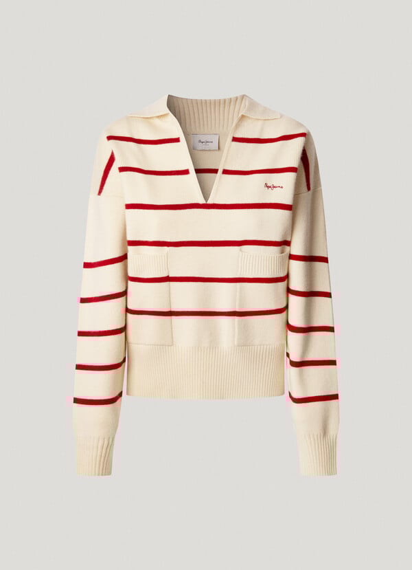 Pepe Jeans jersey de punto cuello polo Oferta especial