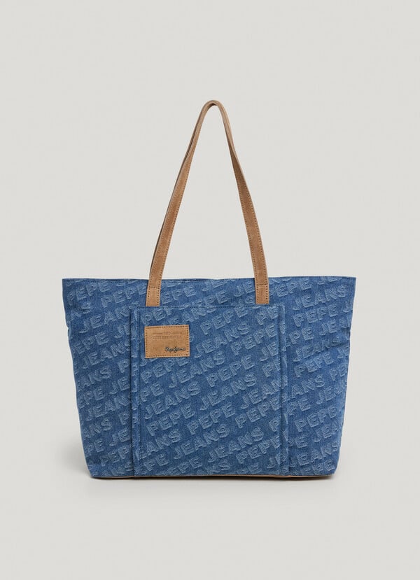 Pepe Jeans bolso tote denim con logo Últimos 3 días
