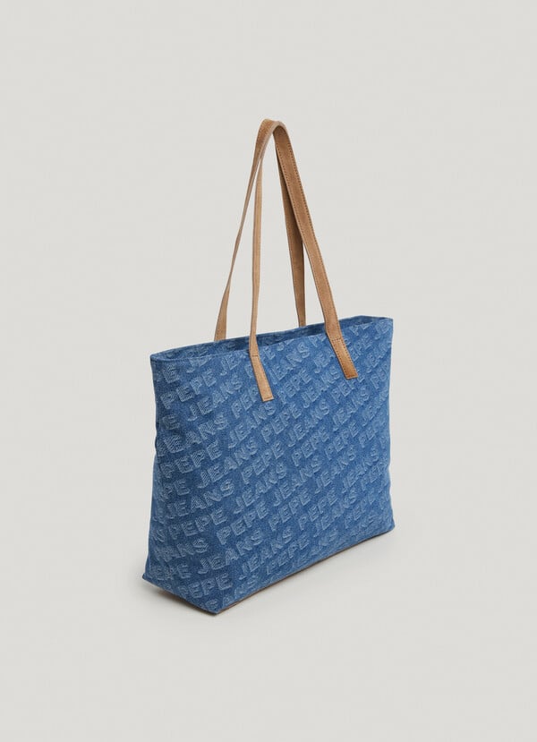 Pepe Jeans bolso tote denim con logo Últimos 3 días