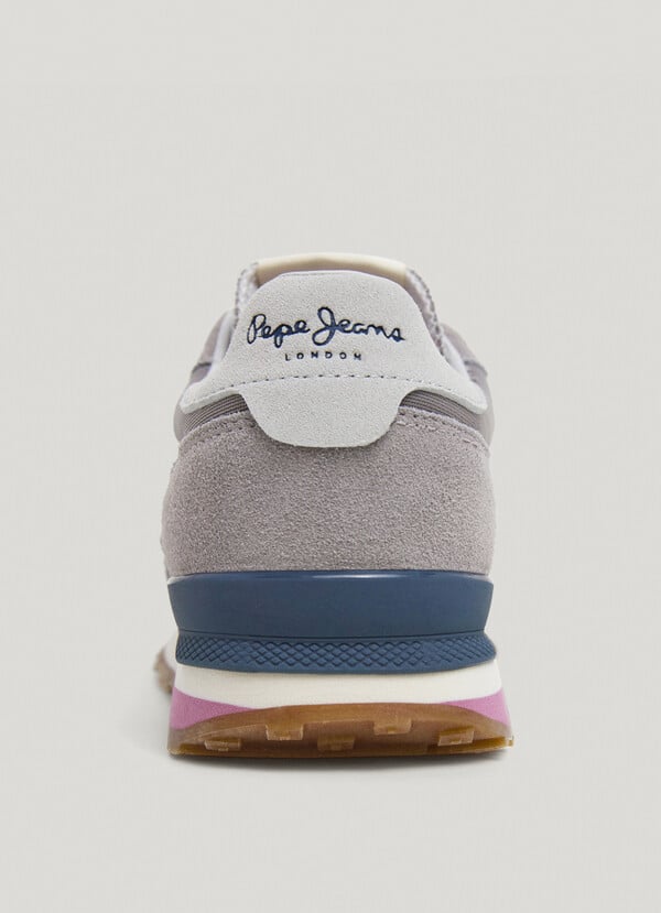 Pepe Jeans zapatillas running con detalles en ante - kingston Precio de fábrica
