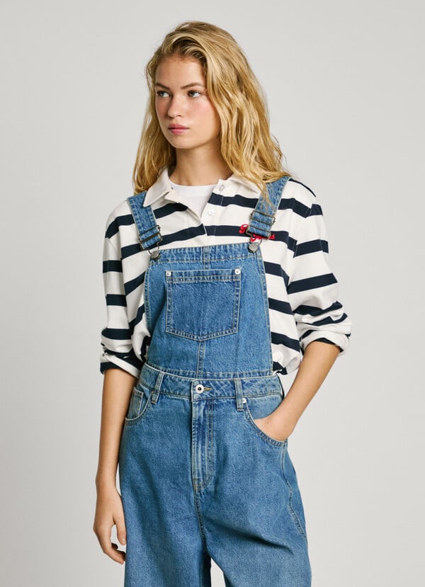 Pepe Jeans peto largo denim fit regular Solo hoy