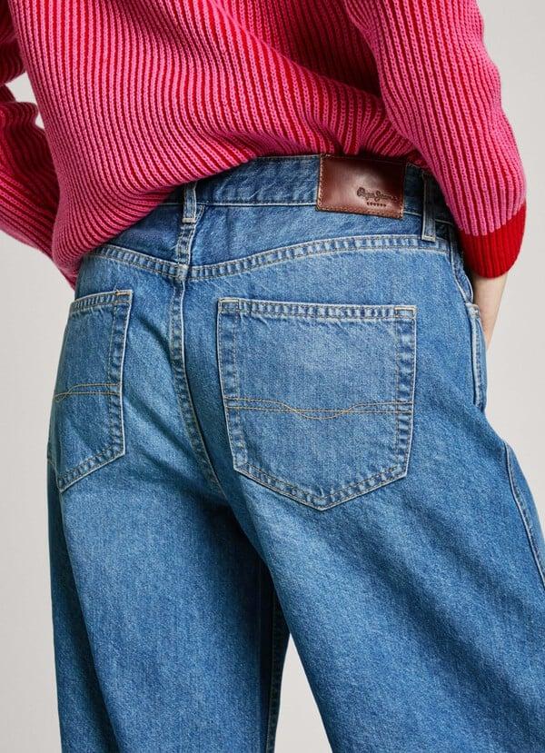 Pepe Jeans jeans fit wide y tiro medio Tienda de fábrica