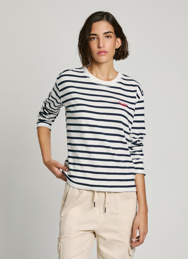 Pepe Jeans camiseta rayas manga larga Limitado a 3 días