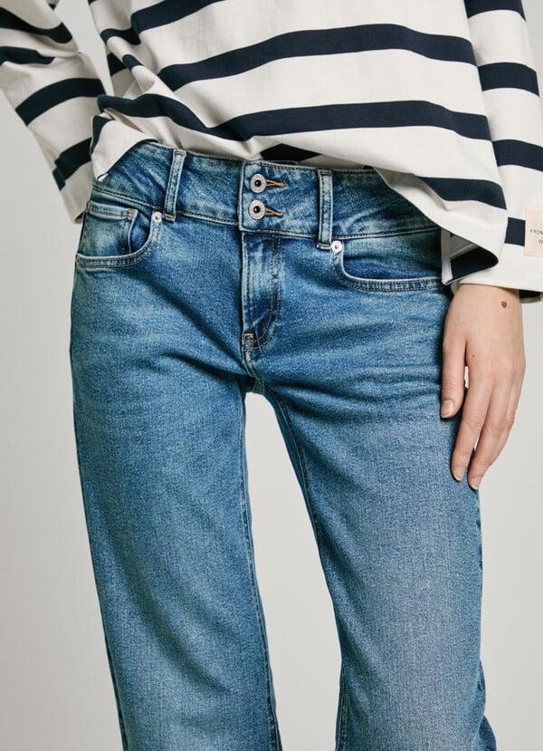 Pepe Jeans jeans fit recto y tiro bajo - venus Ahorra y exporta