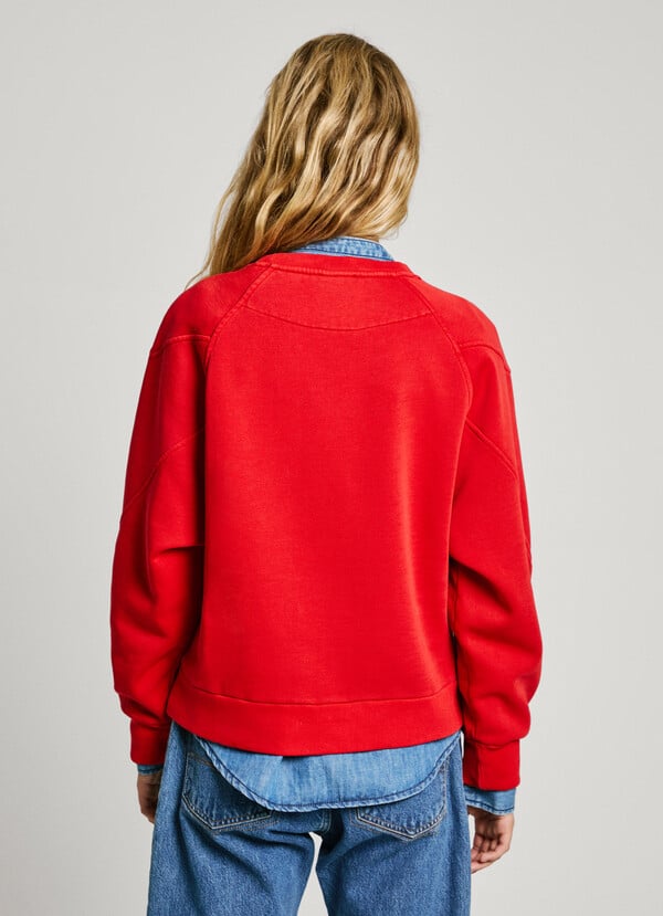 Pepe Jeans sudadera cuello redondo con logo Libre de impuestos