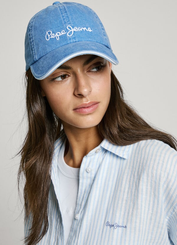 Pepe Jeans gorra denim con logo bordado Oferta exclusiva