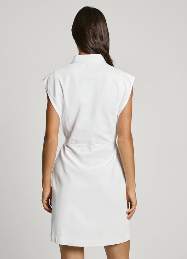 Pepe Jeans vestido corto denim fit regular Descuento por venta flash
