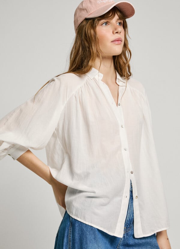 Pepe Jeans camisa fluida manga ranglán Ofertas especiales