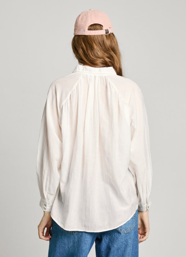 Pepe Jeans camisa fluida manga ranglán Ofertas especiales