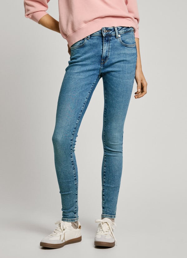 Pepe Jeans jeans fit skinny y tiro medio - regent Precio ultrabajo