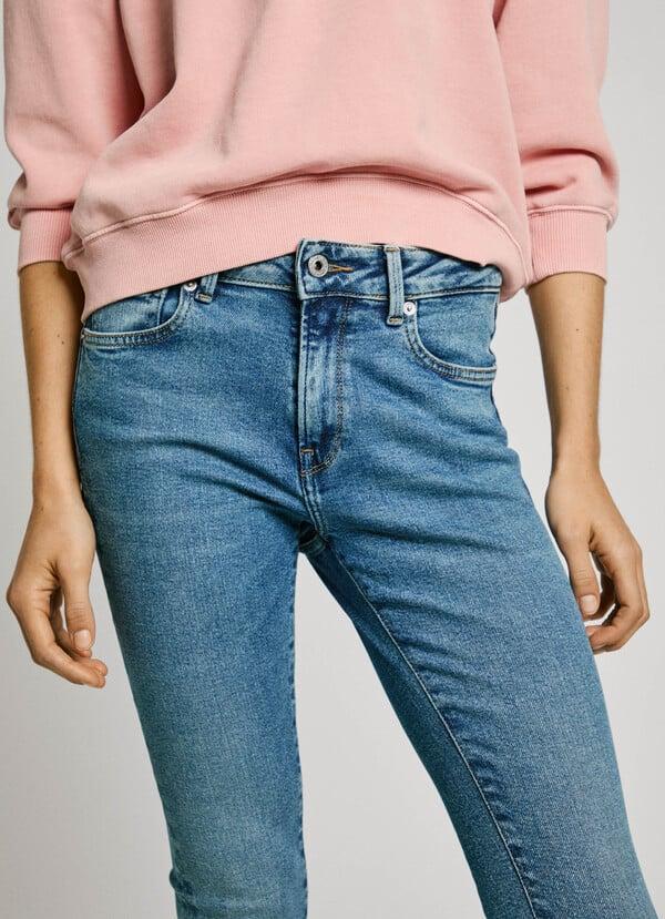 Pepe Jeans jeans fit skinny y tiro medio - regent Precio ultrabajo