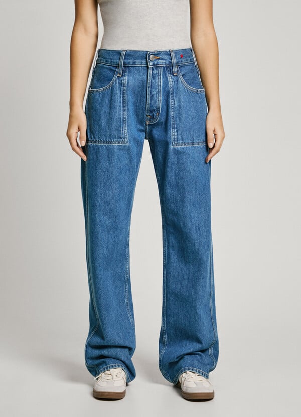 Pepe Jeans jeans fit loose y tiro bajo En línea