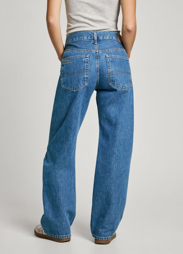 Pepe Jeans jeans fit loose y tiro bajo En línea