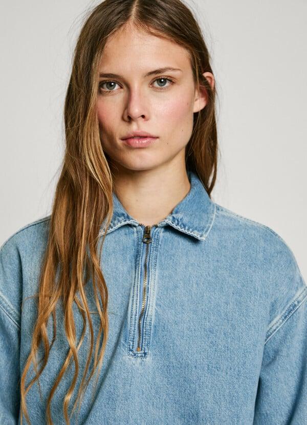 Pepe Jeans camisa denim fit loose Outlet
