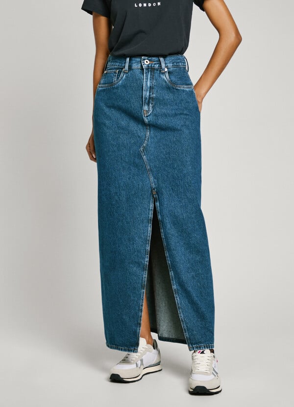 Pepe Jeans falda larga denim fit regular Ofertas