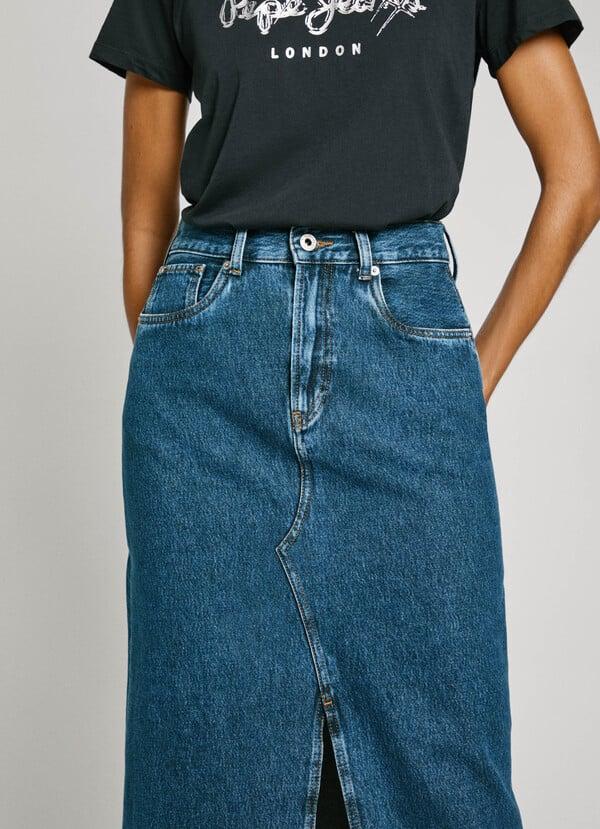 Pepe Jeans falda larga denim fit regular Ofertas