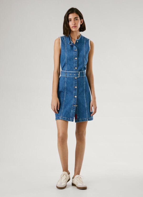Pepe Jeans vestido corto denim fit regular Gran oferta