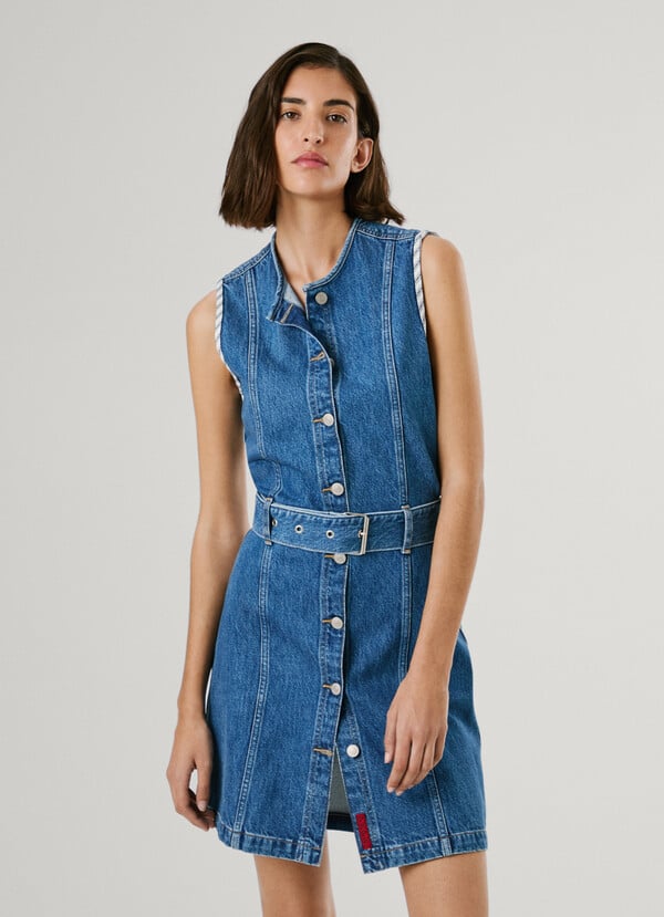 Pepe Jeans vestido corto denim fit regular Gran oferta