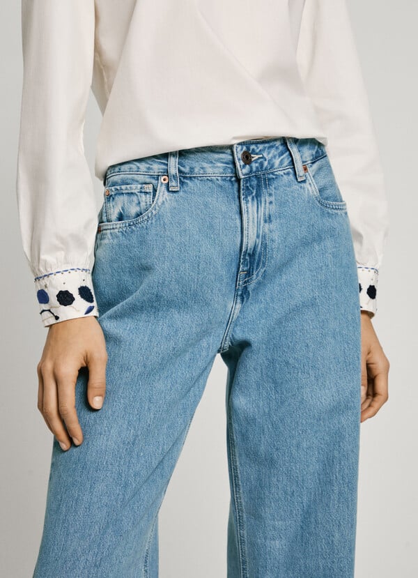 Pepe Jeans jeans fit loose y tiro alto - hazel Los más vendidos