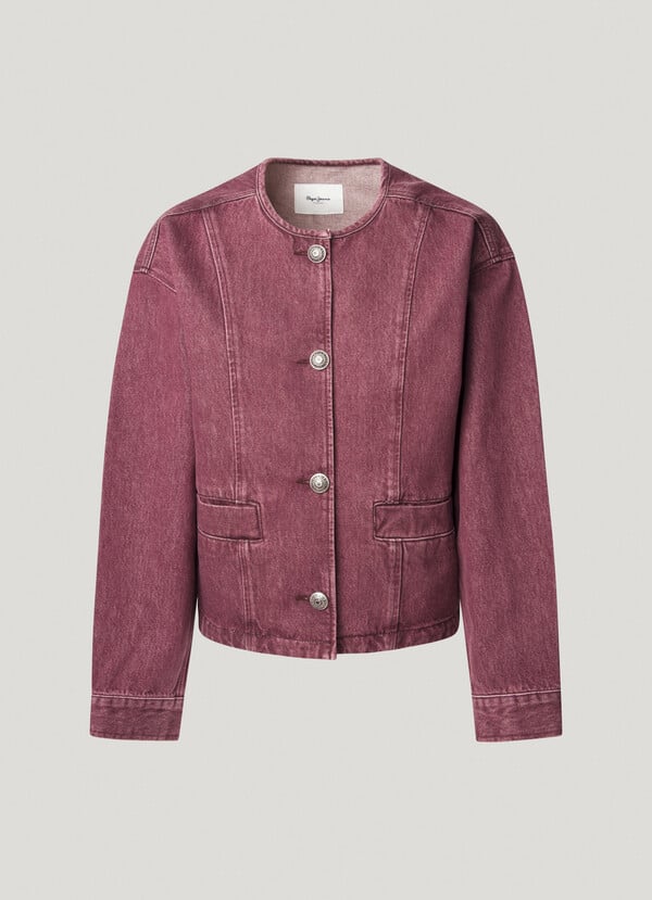 Pepe Jeans cazadora denim cuello redondo Ventas relámpago