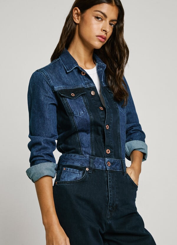 Pepe Jeans mono largo denim bicolor Tienda
