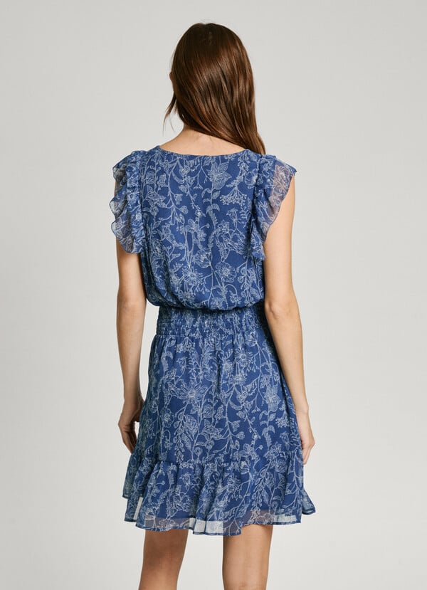 Pepe Jeans vestido corto estampado floral Liquidación