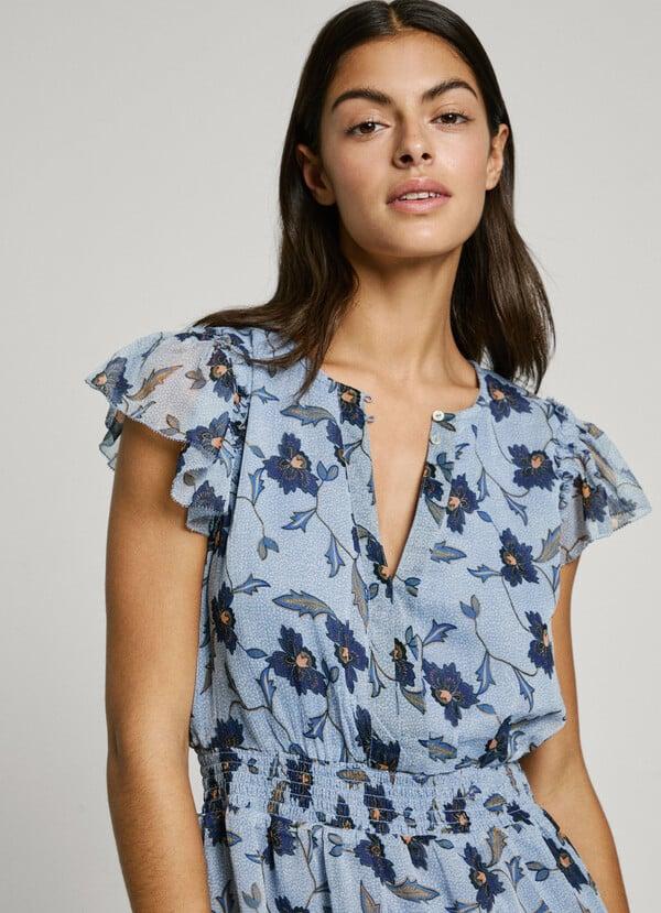 Pepe Jeans vestido corto estampado floral Precio de fábrica