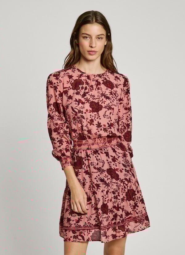 Pepe Jeans vestido corto estampado floral Oferta especial de fábrica