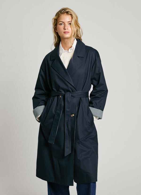 Pepe Jeans gabardina reversible doble botonadura Promoción trimestral