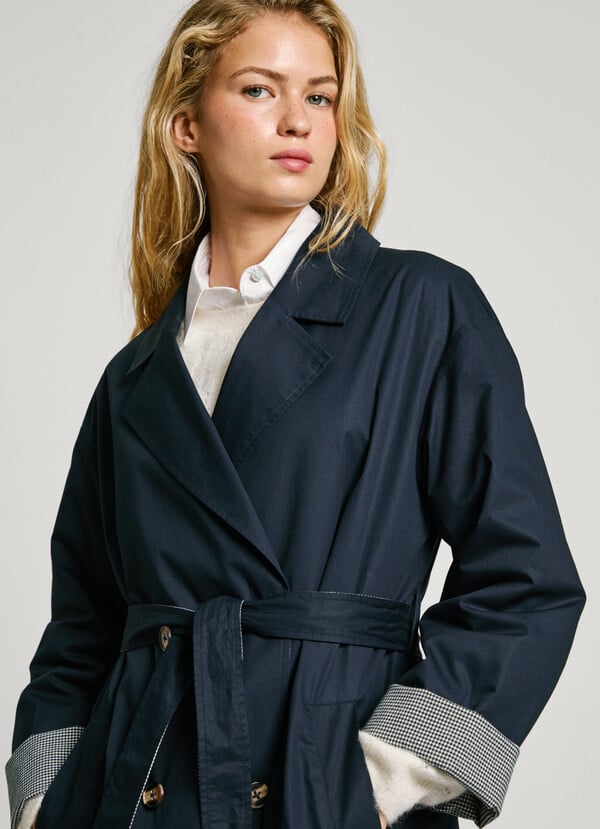 Pepe Jeans gabardina reversible doble botonadura Promoción trimestral