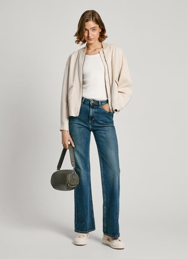 Pepe Jeans chaqueta bomber de sarga Tienda de fábrica