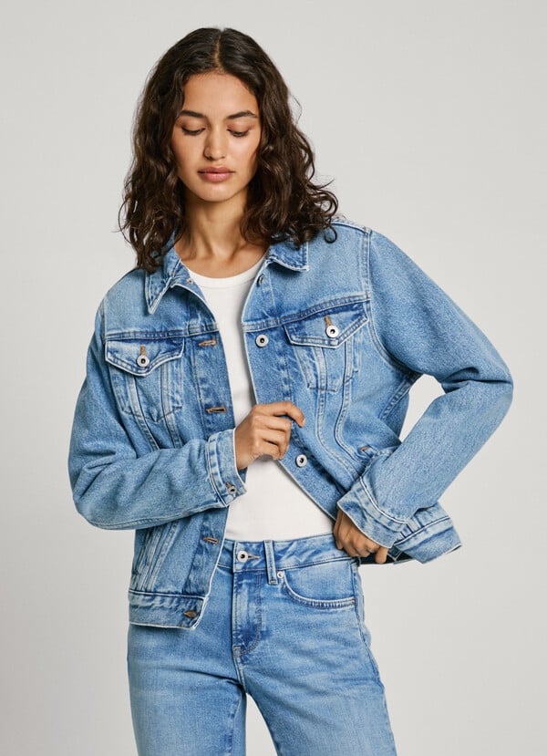 Pepe Jeans cazadora denim fit regular Última moda