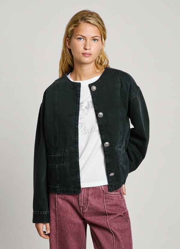 Pepe Jeans cazadora denim fit boxy Ofertas especiales