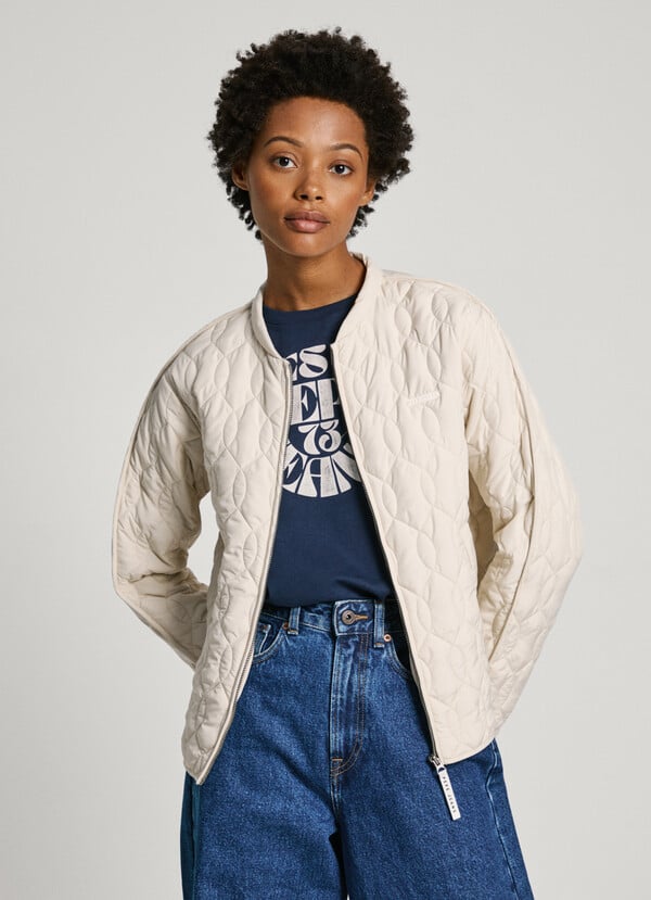 Pepe Jeans chaqueta bomber guateada Venta caliente