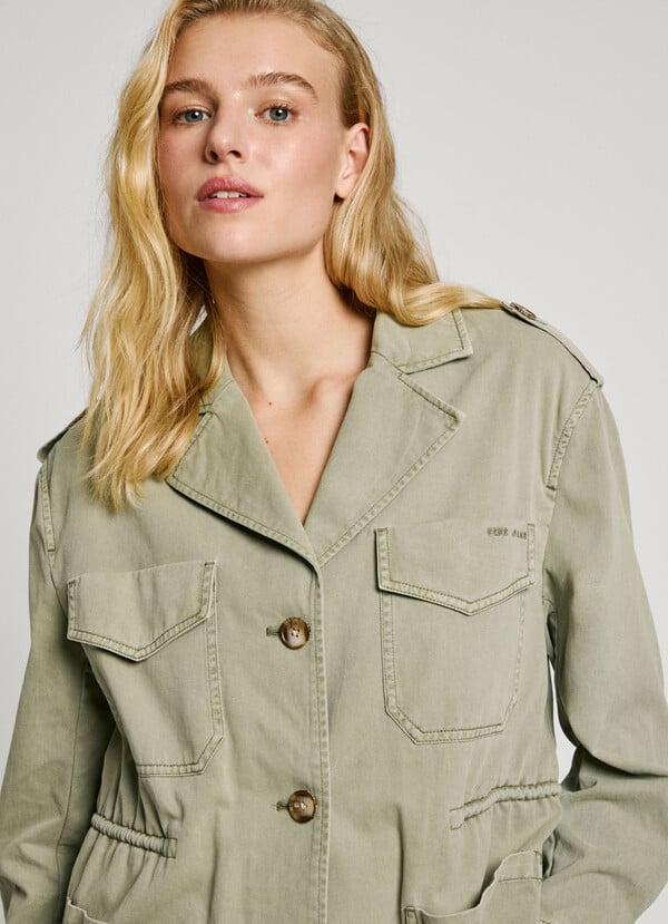 Pepe Jeans chaqueta bolsillos parche En oferta