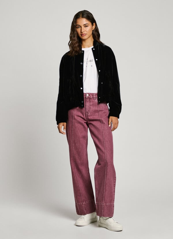 Pepe Jeans cazadora bomber terciopelo Ventas relámpago