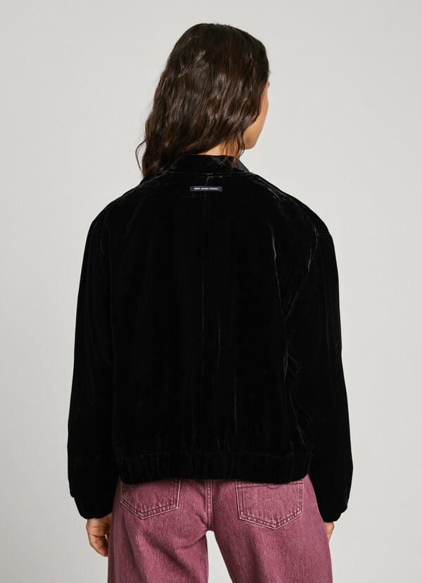Pepe Jeans cazadora bomber terciopelo Ventas relámpago