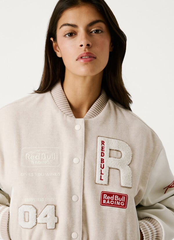 Pepe Jeans chaqueta bomber tipo varsity Descuento