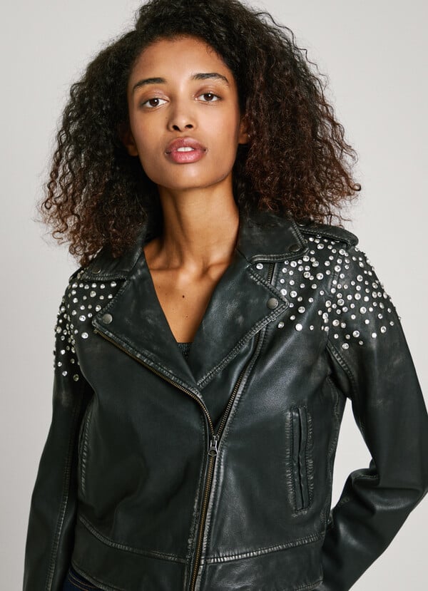 Pepe Jeans cazadora biker piel Tienda